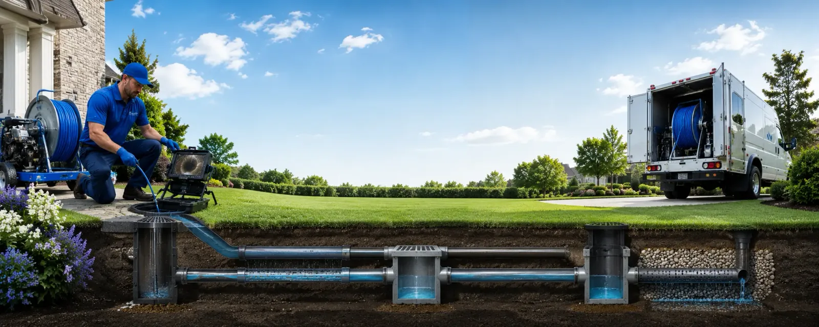 Outdoor drain cleaning information for Lusk, WY